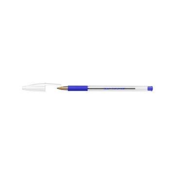 Cristal Grip Balpen, Medium Punt 1 mm, Blauw