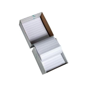 Computerpapier 60-53 gr, 240 mm x 11 inch, 2-voud, Blanco