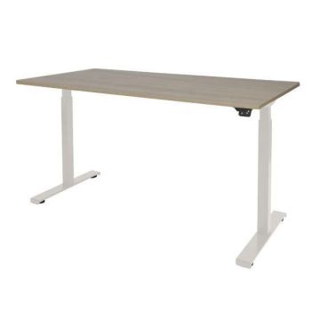 Dextro Basic Verstelbaar Bureau, 180 x 90 cm, Robson, Wit