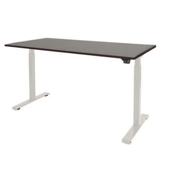 Dextro Basic Verstelbaar Bureau, 120 x 80 cm, Logan, Wit