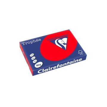 Trophée Gekleurd Papier A3 80 g/m² Koraalrood