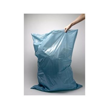 Afvalzak 165 liter, 80 x 120 cm, T70 LDPE, blauw