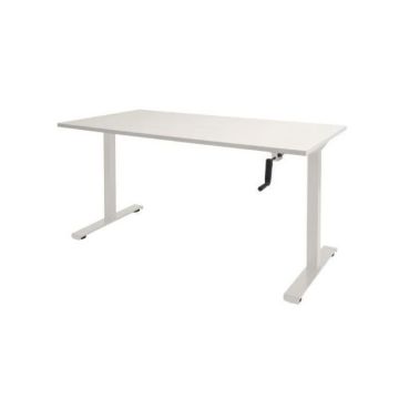 Slinger Zit-Sta Bureau, 120 x 80 cm, Wit