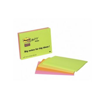 Super Sticky Meeting Notes XXL 98,4 x 149 mm Neon