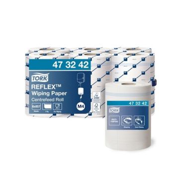 Reflex Centerfeed M4 Poetsdoekrol, 1--Laag, Wit