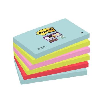 Super Sticky Notes Miami kleuren 76 x 127 mm