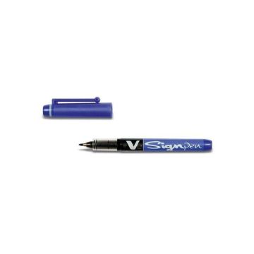 Fineliner V-Signpen 0,6 mm, blauw