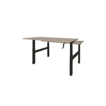 Dextro Duo Zit-Sta Bureau, 180 x 80 cm, Robson, Zwart