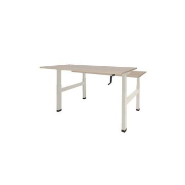 Dextro Duo Zit-Sta Bureau, 120 x 80 cm, Lindberg Eiken, Wit