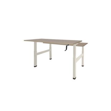 Dextro Duo Zit-Sta Bureau, 160 x 80 cm, Robson, Wit