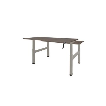 Dextro Duo Zit-Sta Bureau, 120 x 80 cm, Logan, Aluminium