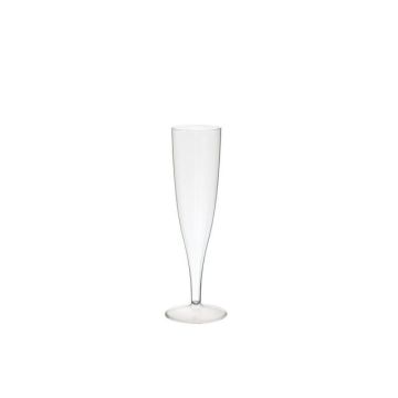 Champagneglazen Plastic 100 ml Transparant