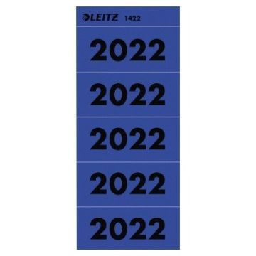 Jaaretiket Leitz 2022 blauw/pk 100