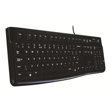 LOGITECH K120 Corded Keyboard Black USB (DE)