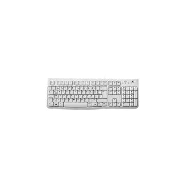 LOGITECH K120 corded Keyboard White USB for Business