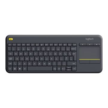 LOGITECH Wireless Touch Keyboard K400 Plus Keyboard wireless 2.4 GHz English (UK)