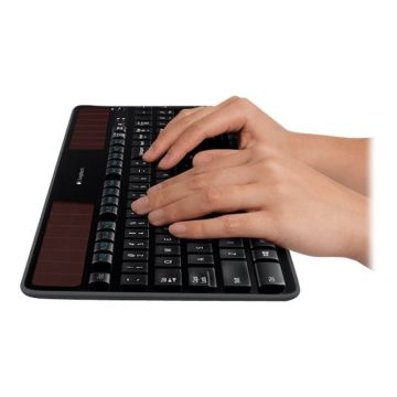 LOGITECH Wireless Solar K750 Keyboard wireless 2.4 GHz English (UK)