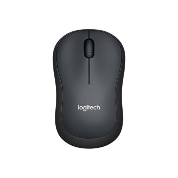 LOGITECH M220 Silent Mouse optical 3 buttons wireless 2.4 GHz USB wireless receiver charcoal