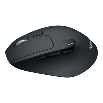 LOGITECH M720 Triathlon Mouse right-handed optical 7 buttons wireless Bluetooth 2.4 GHz USB wireless receiver