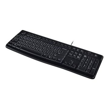 LOGITECH K120 corded Keyboard black (AZERTY)