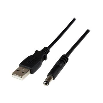 STARTECH.COM USB to 5.5mm Power Cable - Type N Barrel - 1m