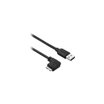 STARTECH.COM Slim Micro-USB 3.0 Cable - M/M - Left-Angle Micro USB - 2m 6ft