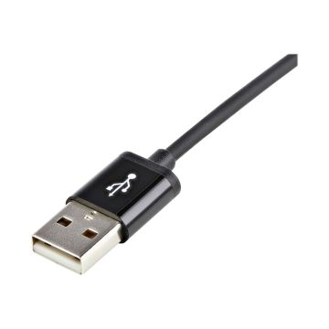 STARTECH.COM 1m 3ft Black Apple 8-pin Lightning Connector to USB Cable for iPhone / iPod / iPad