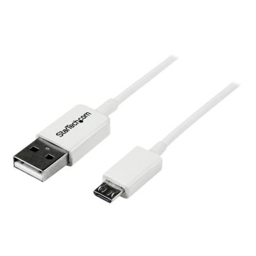 STARTECH.COM 0.5m White Micro USB Cable - A to Micro B