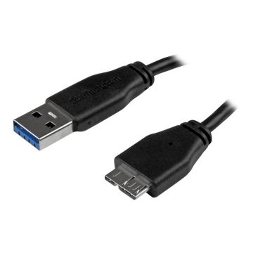 STARTECH.COM Slim Micro USB 3.0 Cable - M/M - 15cm 6in