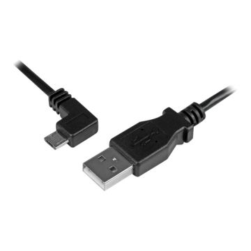 STARTECH.COM Micro-USB Charge-and-Sync Cable M/M - Left-Angle Micro-USB - 24 AWG - 2 m 6 ft.