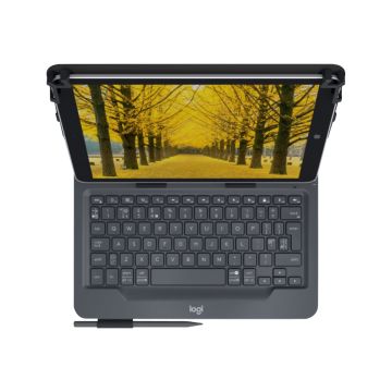 LOGITECH Universal Folio for 9-10 inch Tablets Keyboard and folio case wireless Bluetooth 3.0 Nordic