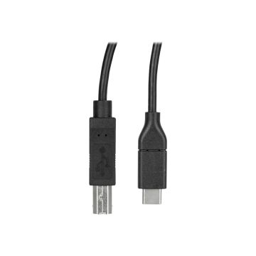 STARTECH.COM USB-C to USB-B Printer Cable - M/M - 0.5 m - USB 2.0