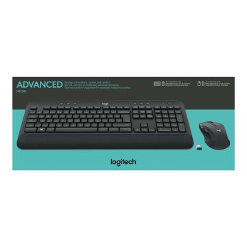 LOGITECH MK545 ADVANCED Wireless Keyboard and Mouse Combo - PAN - NORDIC