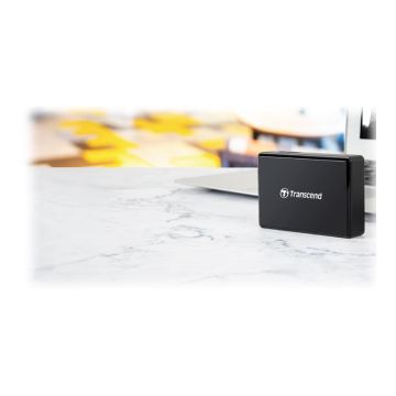 TRANSCEND All-in-1 Multi Memory Card Reader USB 3.0/3.1 Gen 1 Black