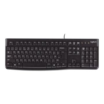 LOGITECH K120 Corded Keyboard black USB (ITA) MEDITER