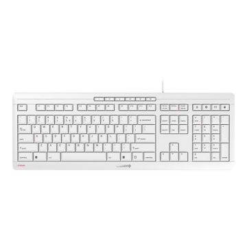 CHERRY Stream Keyboard 104+10 keys USB grey Layout Qwerty International (EU)