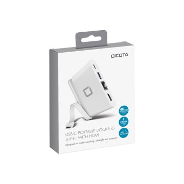 DICOTA USB-C Portable Docking 4-in-1 with HDMI