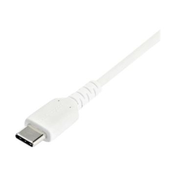 STARTECH.COM 2m/6.6ft USB 2.0 to USB-C Cable High Quality USB 2.0 Cable White USB Data Transfer Cable