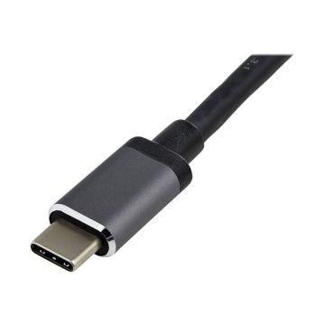 STARTECH.COM USB-C Multiport Adapter - HDMI / VGA - PD - SD - Ethernet - Audio - 30cm Cable - USB-C 