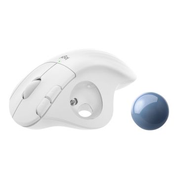 LOGITECH ERGO M575 Trackball optical 5 buttons wireless 2.4 GHz Bluetooth 5.0 LE USB wireless receiver off white