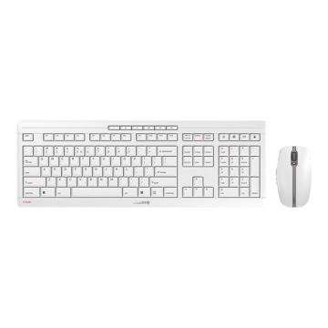 CHERRY Stream Desktop Keyboard and Mouse Pale Grey (EU)