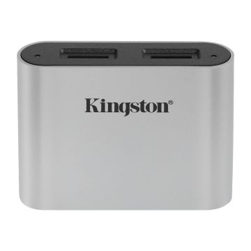 KINGSTON USB 3.2 Gen1 Workflow Dual-Slot microSDHC/SDXC UHS-II Card Reader