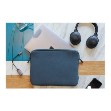 MW SEASONS MacBook Pro & Air 13inch USB-C - Perfect-fit sleeve with memory foam - Blue