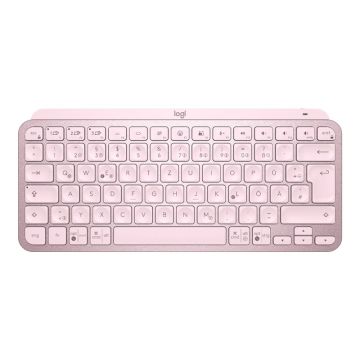 LOGITECH MX Keys Mini Minimalist Wireless Illuminated Keyboard - ROSE - CENTRAL (DE)