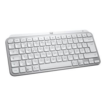 LOGITECH MX Keys Mini Minimalist Wireless Illuminated Keyboard - PALE GREY - INTNL (UK)