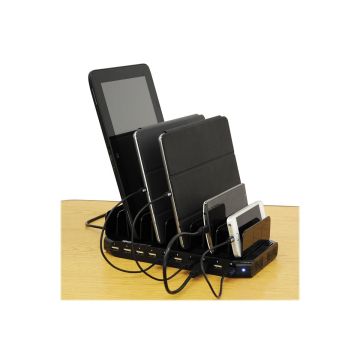 EATON TRIPPLITE 10Port USB Charging Station with Adjustable Storage 12V 8A 96W USB Charger Output Sc