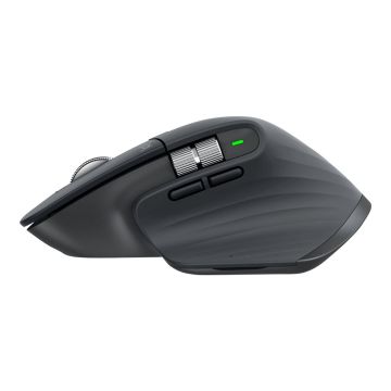 LOGITECH Master Series MX Master 3S Mouse ergonomic optical 7 buttons wireless Bluetooth 2.4 GHz Bolt USB receiver