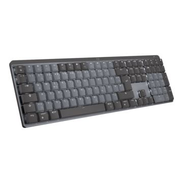 LOGITECH MX Mechanical Wireless Illuminated Performance Keyboard - GRAPHITE - (CH) - 2.4GHZ/BT - N/A - CENTRAL - TACTILE