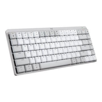 LOGITECH Master Series MX Mechanical Mini for Mac Keyboard backlit wireless Bluetooth LE QWERTY key switch Tactile Quiet pale (PAN)