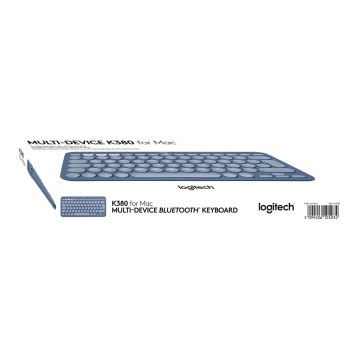 LOGITECH K380 for Mac Multi-Device Bluetooth Keyboard - BLUEBERRY - (ITA) - MEDITER